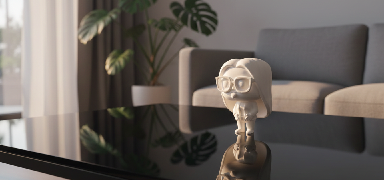 Custom 3D Printed Figurine — Personalized Photo Gift