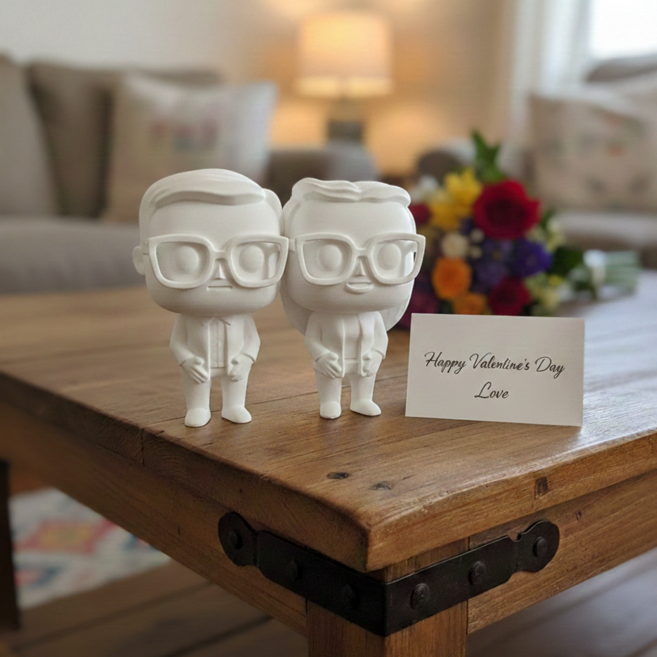 Custom 3D Printed Figurine — Personalized Photo Gift